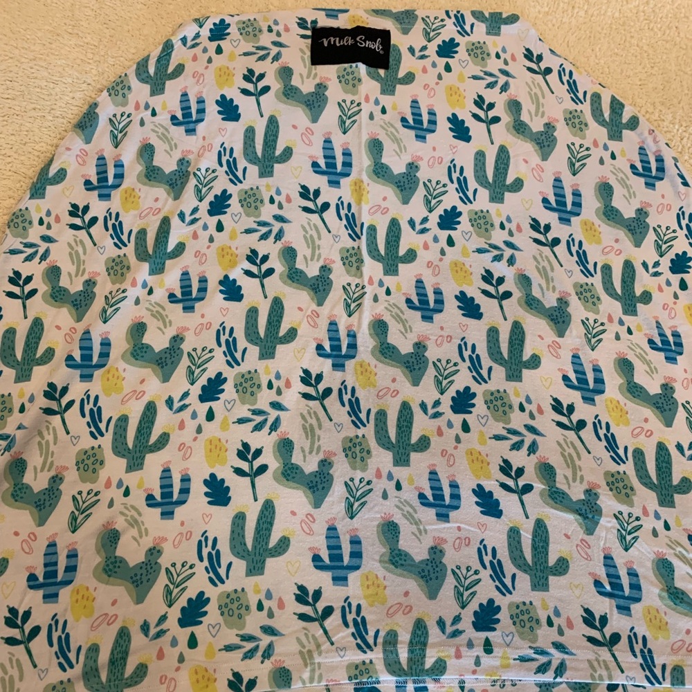 Milk snob nursing cover or car seat cover